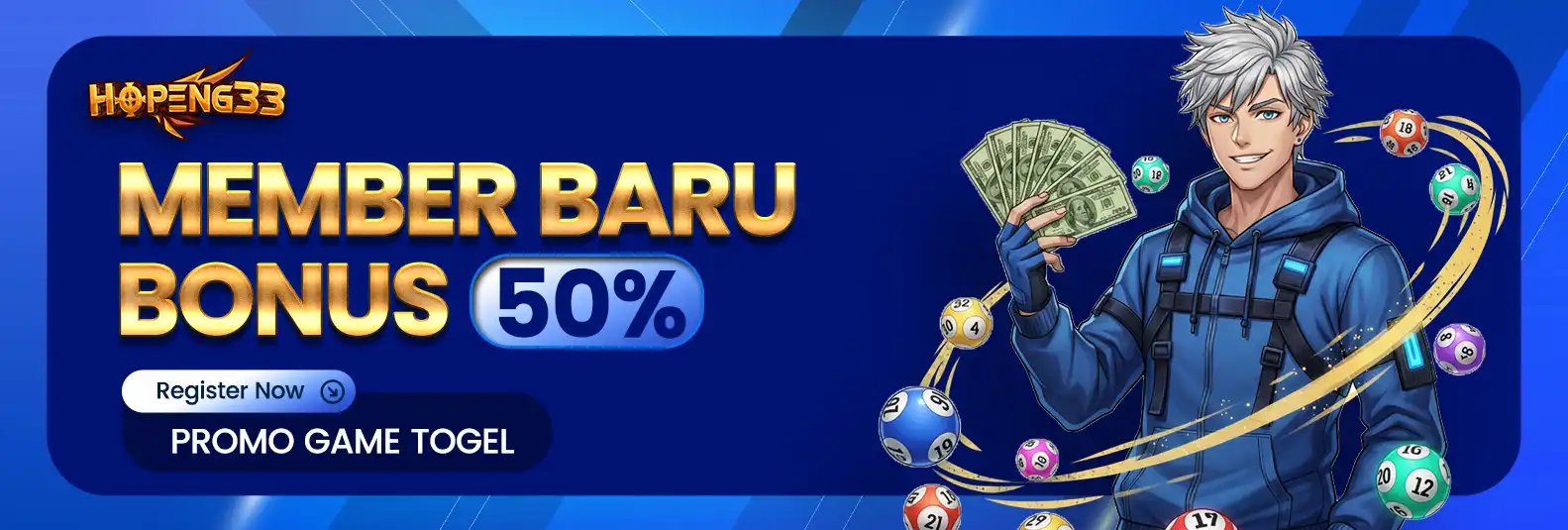 BONUS MEMBER BARU  50% TOGEL