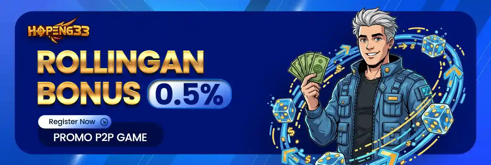 BONUS ROLLINGAN P2PGAME
